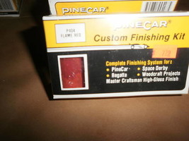 Pinecar Custom Finishing KIT- Flame Red - P404 - NEW- H31 - £3.59 GBP