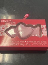 Crystal Waters Bath Bombs Hearts Brand New - £4.32 GBP