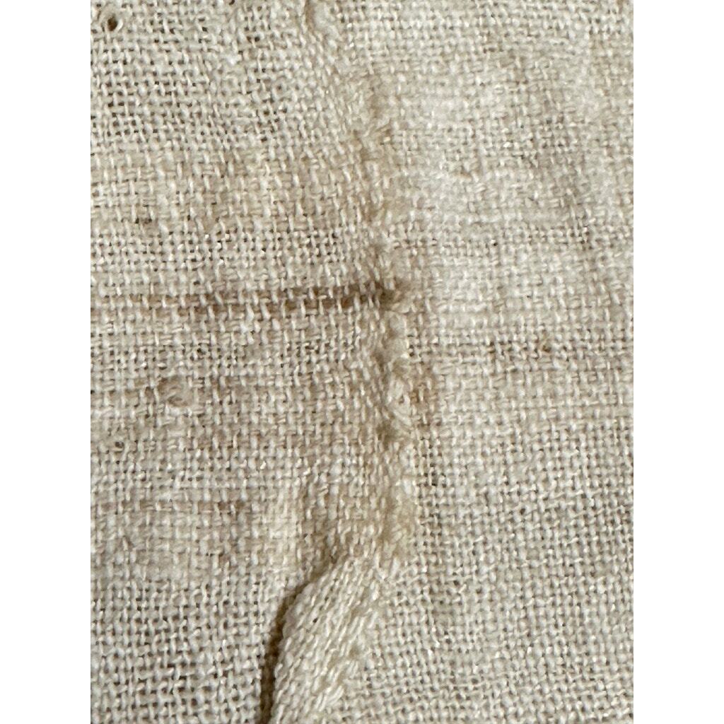 19th Century ANTIQUE OTTOMAN TURKISH Metallic HAND EMBROIDERY ON LINEN  Item image 4