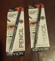 2 Revlon Colorstay Eyeliner Pencil Intense Color 209 Black VIOLET(P13/10) - £11.93 GBP