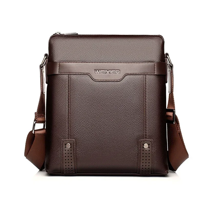 New Fashion Men Tote Bags PU Leather Famous Brand Men Messenger Bag with... - $25.30