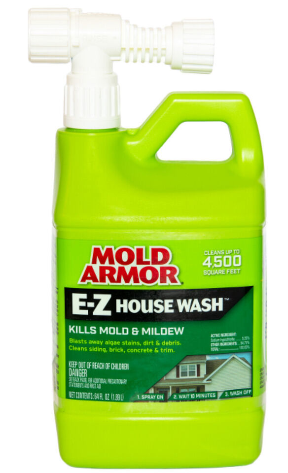 MOLD ARMOR E-Z House Wash 64 fl. oz. Mold &amp; Mildew Remover, Hooks to Hose - $19.95