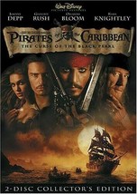 Pirates of the Caribbean Curse Black Pearl 2 DVD Collector&#39;s Edition Dep... - £7.11 GBP