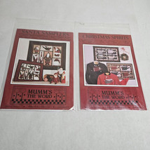 Christmas Spirits and Santa Samplers Lot of 2 Quilt Patterns by Mumm&#39;s t... - £10.03 GBP