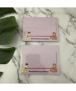 Vintage Garfield Post It Notes Pads New Purple Odie Lot of 2 Sticky Remo... - €11,85 EUR
