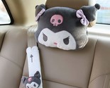  seat pillow pink car headrest neck pillow cartoon black devil plush car seat head thumb155 crop