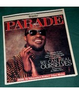 STEVIE WONDER PARADE NEWSPAPER SUPPLEMENT VINTAGE 1992 - $35.02 CAD