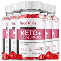 5 Pack Boostline Keto ACV Gummies Boost Line ACV Max Strength Gummies - £100.15 GBP