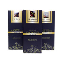 3 box Nugano Ganoderma Black Coffee Reishi Coffee Mild Caffeine 30 Sachets/box - £63.25 GBP