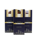 3 box Nugano Ganoderma Black Coffee Reishi Coffee Mild Caffeine 30 Sache... - £62.24 GBP