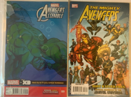Marvel Avengers 2 Comic Book Lot: The Mighty Avengers, Avengers Assemble - £4.63 GBP