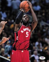DeMarre Carroll signed 8x10 photo PSA/DNA Toronto Raptors Spurs Autographed - £32.06 GBP