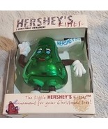 Vintage Hersheys Kisses Ornament Shiny Green 1998 Decoration Christmas - $19.20 CAD