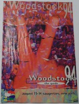 Woodstock 94 The Guide Magazine Saugerties NY 7*5 Inch Artists Layout VG... - $12.77