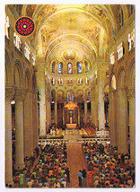 Postcard Quebec Canada Ste Anne de Beaupre Interior Of Basilica - £3.17 GBP