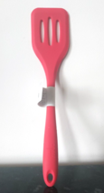 Core Kitchen Essentials RED Silicone Slotted Turner 12&quot; NEW Spatula - £7.90 GBP