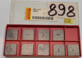 Pack of 9 SANDVIK SNU-633 SM30 CARBIDE INSERTS - $59.39