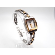 Womens Timex 17mm Watch Square New Battery Two-Tone M7 - £12.08 GBP