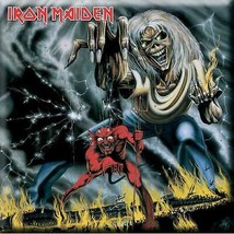 IRON MAIDEN number of the beast FRIDGE MAGNET official merch SEALED IMMAG03 - £4.89 GBP