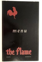 The Flame Dinner Menu Duluth Minnesota 1959 Rooster Room - £58.42 GBP