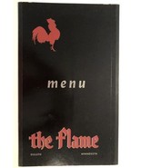 The Flame Dinner Menu Duluth Minnesota 1959 Rooster Room - £58.40 GBP