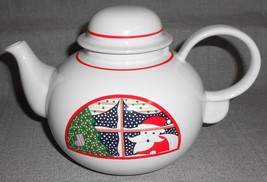 Epoch TWAS THE NIGHT BEFORE CHRISTMAS PATTERN Four Cup Teapot - £19.71 GBP