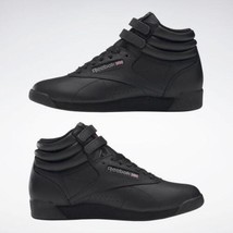 Reebok Women&#39;s Freestyle Hi Sneaker 2240 black Size 7.5 - £43.55 GBP