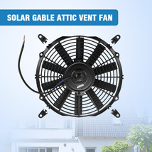 80W Solar Powered Attic Fan System Roof Vent Fan For Attic / Greenhouse Rvs - £49.99 GBP