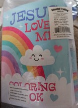 Jesus Loves Me: 5x8 Coloring Books Set Of 12 With Crayons New In Package. VBS - £7.77 GBP
