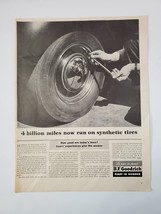 1944 B.F. Goodrich Vintage WWII Print Ad Man Changing A Flat Tire - £13.82 GBP