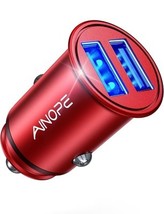 Car Charger Smallest Metal 4.8 A Cigarette Lighter USB Port 12V Outlet A... - $12.99