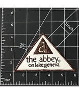 The Abbey on Lake Geneva Patch Travel Resort Souvenir Triangle Embroidered - $9.75