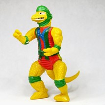 Dinosaur Heroes Yellow Ninja Dino Warrior Vintage TMNT KO 4.5&quot; Bootleg Figure - £159.63 GBP