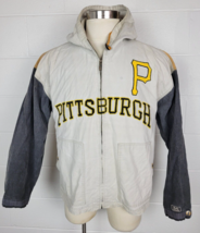 Vintage Mirage Pittsburgh Pirates Ramie Cotton Hooded Jacket 80s-90s M - £27.78 GBP
