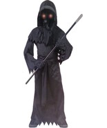 Glowing Eyes Phantom Boys Size 8 Grim Reaper Halloween Costume Black NEW - $619.00 MXN