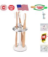 Stylish iDesign Toothbrush Holder - Compact Chrome and Pearl Bathroom Or... - $58.52 CAD