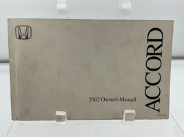 2002 Honda Accord Owners Manual Handbook OEM L02B07006 - $31.49