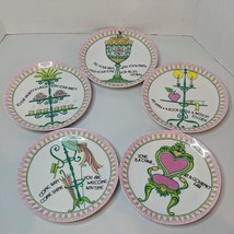 5 Set Sherbet Dessert Snack Plates amm for Taste Setter Collection Lemea... - £29.79 GBP