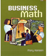 FBLA - All Ser.: Business Math by Mary Hansen 2009 Hardcover Revised LIK... - $374.24 MXN