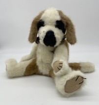 Vintage Boyds Bear MOZART B BARKEN Saint Bernard Dog Freckles Foot Damage No Tag - $23.74