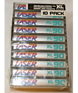 Laser 90 F-4168 C90 10 Pack XL Plus C-90 Minutes Cassette tapes Swire Ma... - £24.29 GBP
