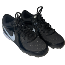 Nike Unisex Kids Youth MVP Keystone 535597-010 Black Baseball Cleats Sho... - $29.79