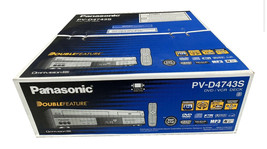 Panasonic 4 Head HI-FI Stereo DVD/VCR Combo PV-D4743S Deck NEW- Open Box - £276.14 GBP