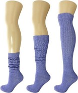 Slouch Boot Socks Women 3 Pairs Extra Long Thick Cotton Over Calf Warm S... - $21.81 CAD+