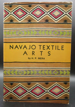 Mera Navajo Textile Arts First Ed. Thus Hardcover Dj Art Plates Weaving Design - £21.10 GBP