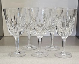 King Edward by Gorham Crystal 8 Oz. Water Goblets 6&quot;H Set of 5 - £91.39 GBP