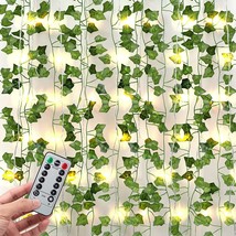 Jackyled 84Ft 12 Pack Artificial Ivy Garland Fake Plants, Ivy Leaves With Ce - £25.47 GBP