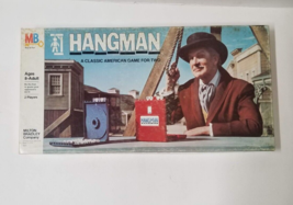 1976 Hangman Board Game Vincent Price Letter Word Game Milton Bradley Complete - $14.85