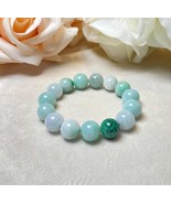 Green Beaded Bracelet, Energy Lucky Bracelet, Natural Type A Burmese Jad... - $3,912.86 CAD
