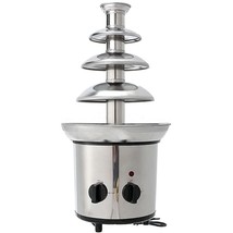 Electric Chocolate Fondue Fountain Machine Stainless Steel 4-Pound Capacity For  - £160.04 GBP